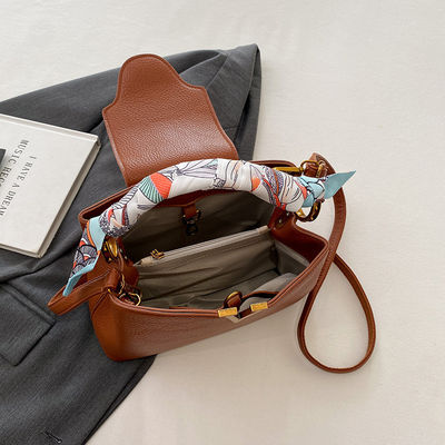 Women's Suitcase CANDY Pattern PU Leather Shoulder Bag for Durable and Stylish Travel