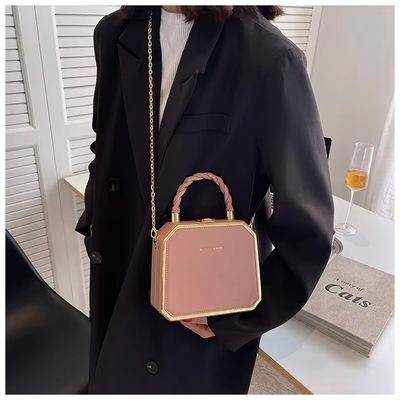 Motion Detection Cross-Chain Shoulder Women's Purses with Small Jelly-Light and PU