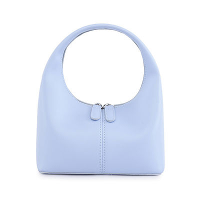 Horizontal Square Classic Candy Color PU Leather Hobo Bag for Women's Chic Style