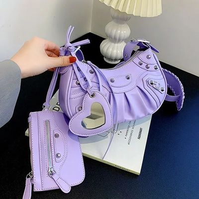 Women's Luxury Purses Designer Crossbody Handbags with Magnetic Button Closure by Brands