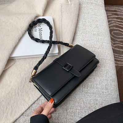 Women's Braided PU Leather Handbags With Stylish Zip Closure for Fashionable Look