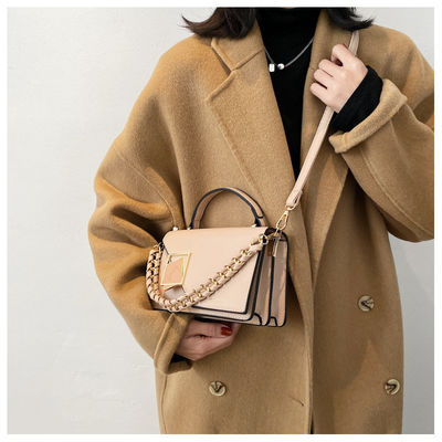 Women Casual Handbags PU Leather polyester Embroidered Design One-Shoulder Crossbody Bag