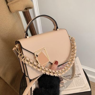 Women Casual Handbags PU Leather polyester Embroidered Design One-Shoulder Crossbody Bag
