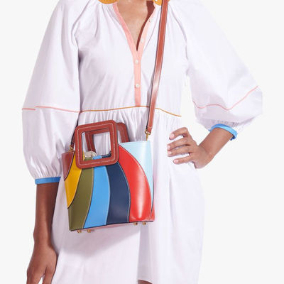 Long Strip Fashion Trends Latest Elegant Ladies Shoulder Bags with Lock Decoration