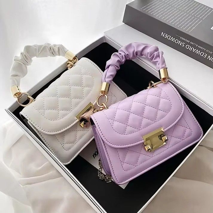 OEM/ODM Accepted Wallet Purses and Handbags for Women's Small Square Shoulder Bags
