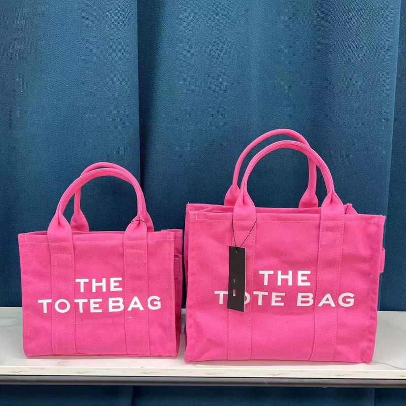 Open Closure Large Capacity Luxury Shoulder Canvas Messenger Handbags Tote Bag for Women in 11 Colors