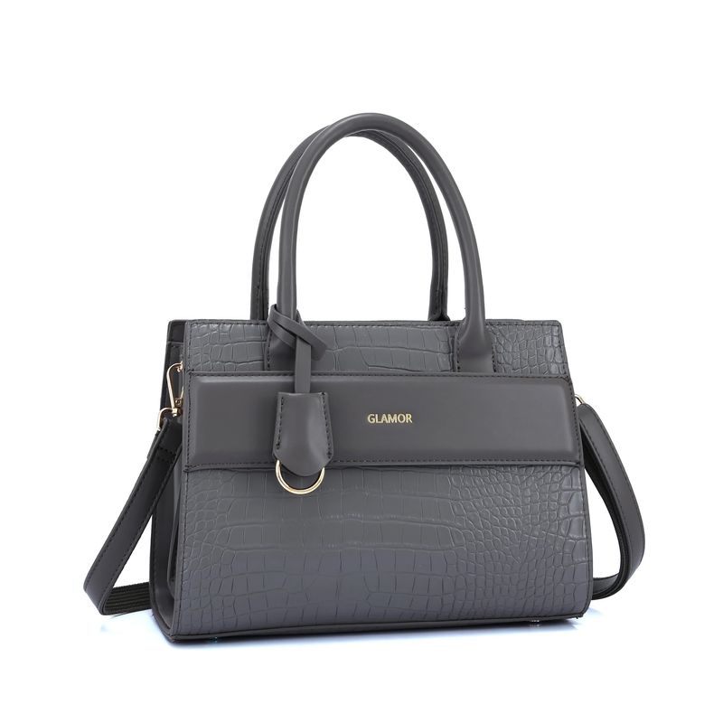 GLAMOR 2024 Ladies Bags Women's Handbag Set with Geometric Pattern and PU Leather