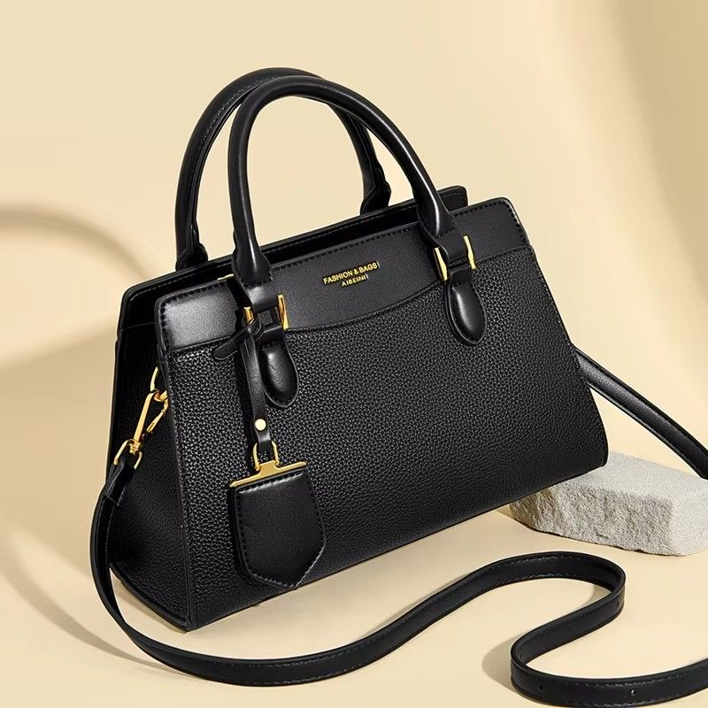 Single Handle Ladies Handbag Large Capacity Waterproof Stylish Women's Bag for Daily