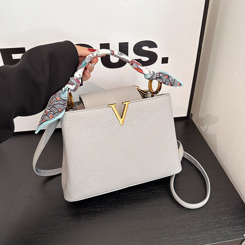 Women's Suitcase CANDY Pattern PU Leather Shoulder Bag for Durable and Stylish Travel